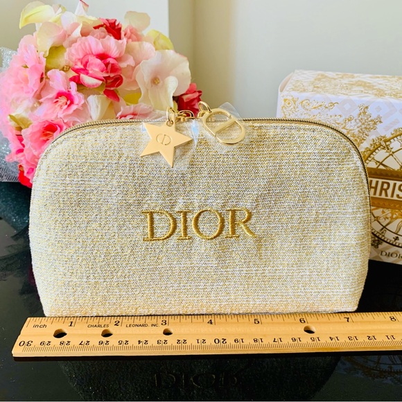 Dior cosmetic pouch Brand new Holiday 2024 comes with box Authentic ⭐️ - Picture 3 of 11